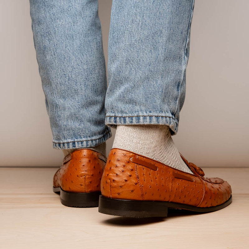 Marco Di Milano Aubiere Cognac Leather Dress Shoe