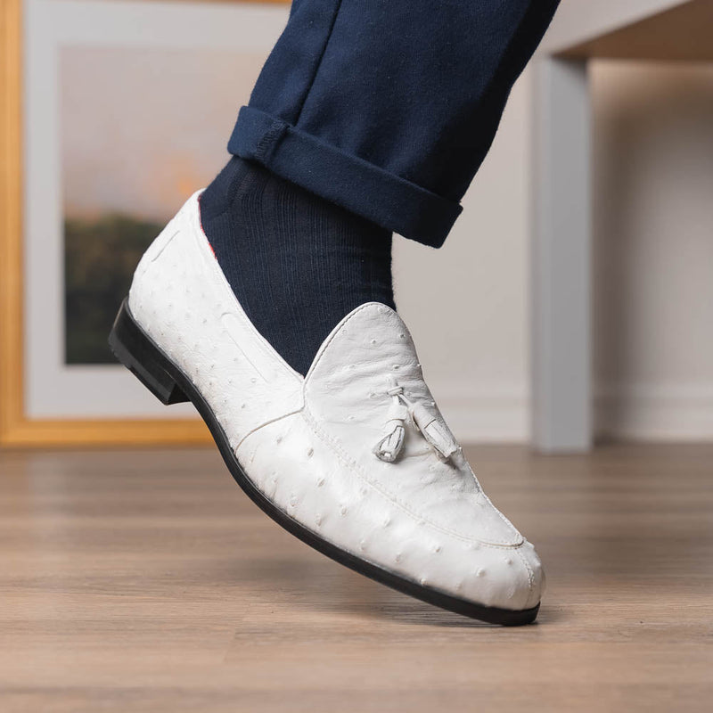 Marco Di Milano Aubiere White Leather Luxury Shoe