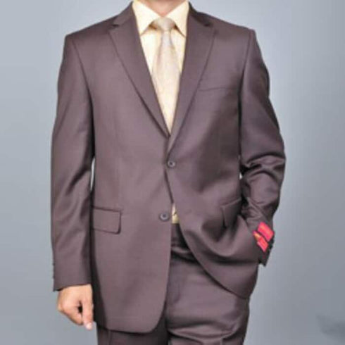 Mens  Brown Wool Suit  - Any Brand Style Size