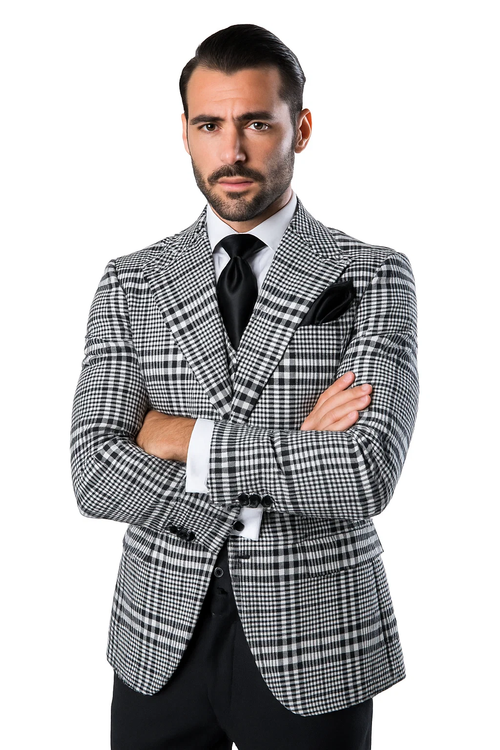 One Button 3 Piece Suit