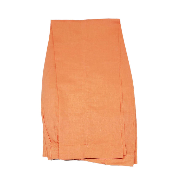 Mens Melon Linen Shirt and Pants Casual Outfit Set