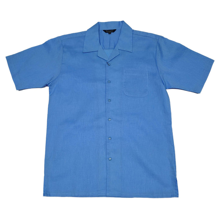 Mens Powder Blue Linen Casual Suit Set