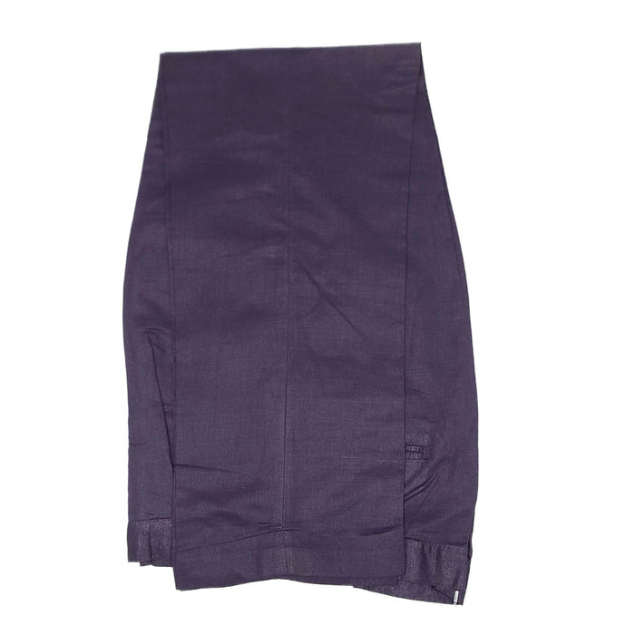 Mens Purple Linen Shirt and Pants Casual Outfit Set