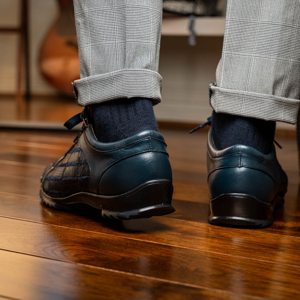 Marco Di Milano Bari Navy Suede Loafers