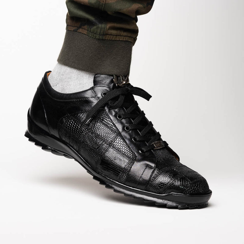 Marco Di Milano Bari Black Leather Luxury Shoe