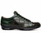Marco Di Milano Bari Green Leather Oxford Dress Shoe