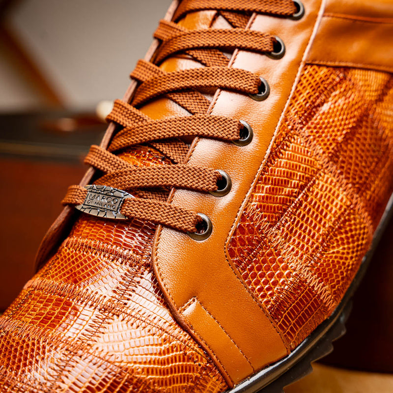 Marco Di Milano Bari Cognac Leather Dress Shoe