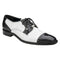 Belvedere Batta - Black & White Leather Dress Shoe