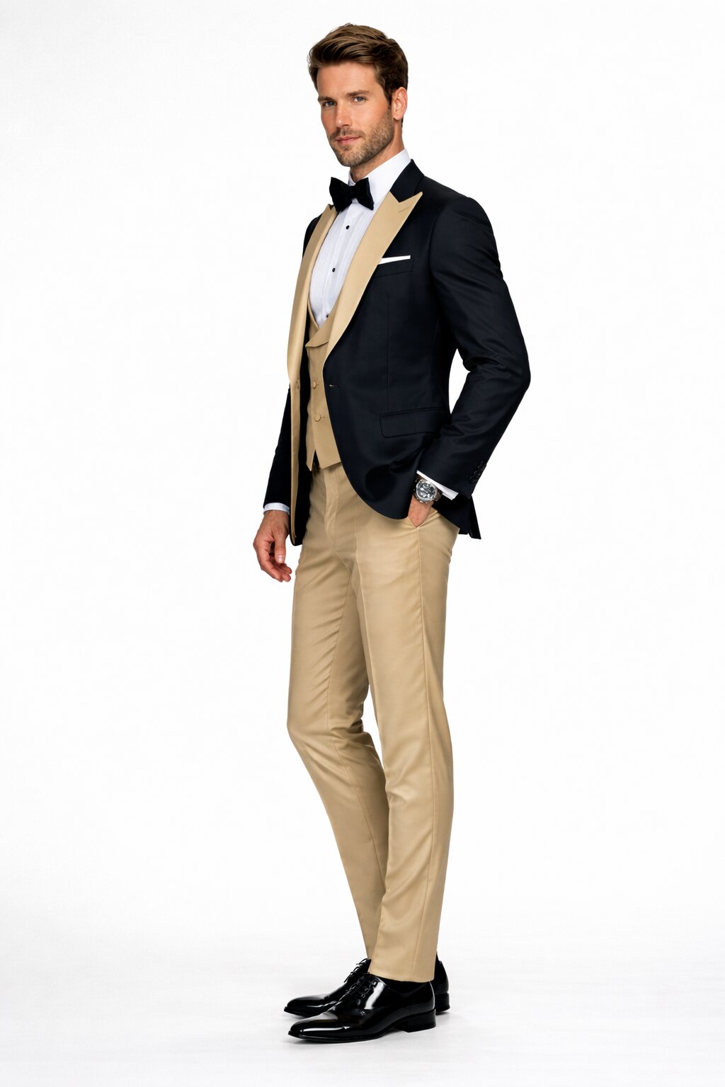 Tan Tuxedo - Beige Champagne Color Tuxedo