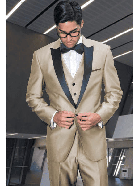 Beige Wedding Suits - AlbertoNardoniStore