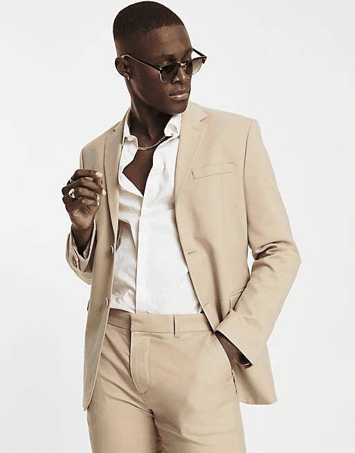 Beige Wedding Suits - AlbertoNardoniStore