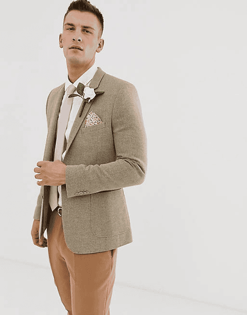 Beige Wedding Suits - AlbertoNardoniStore