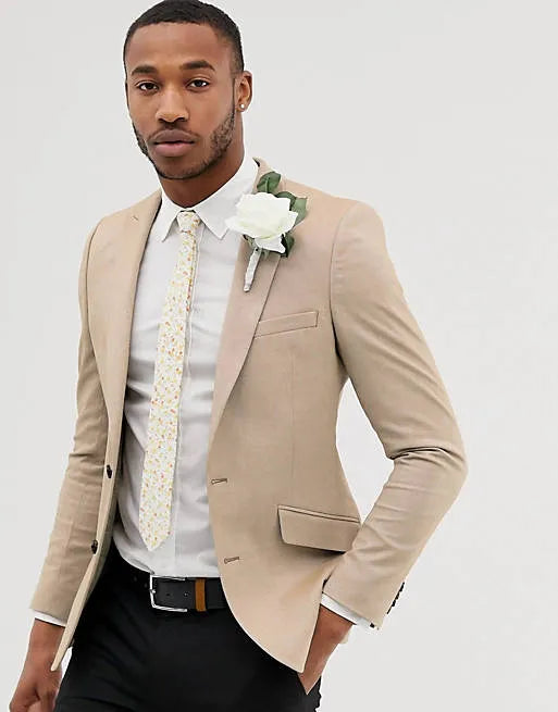 Beige Wedding Suits - AlbertoNardoniStore