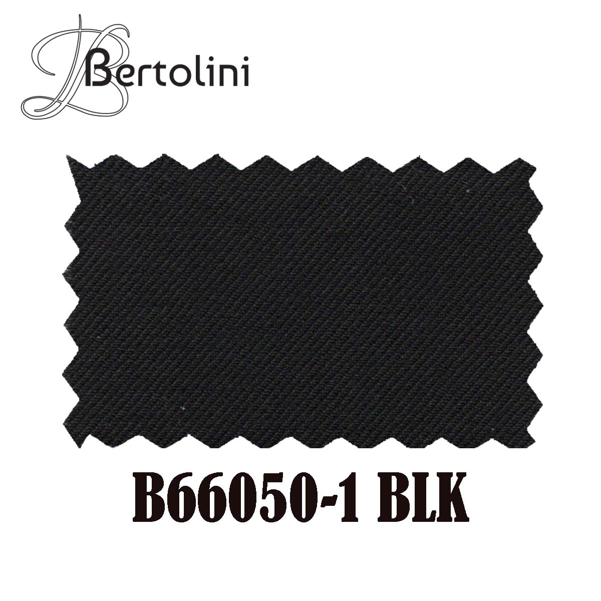 Bertolini 3Pc Wool & Silk Solid Black Suit