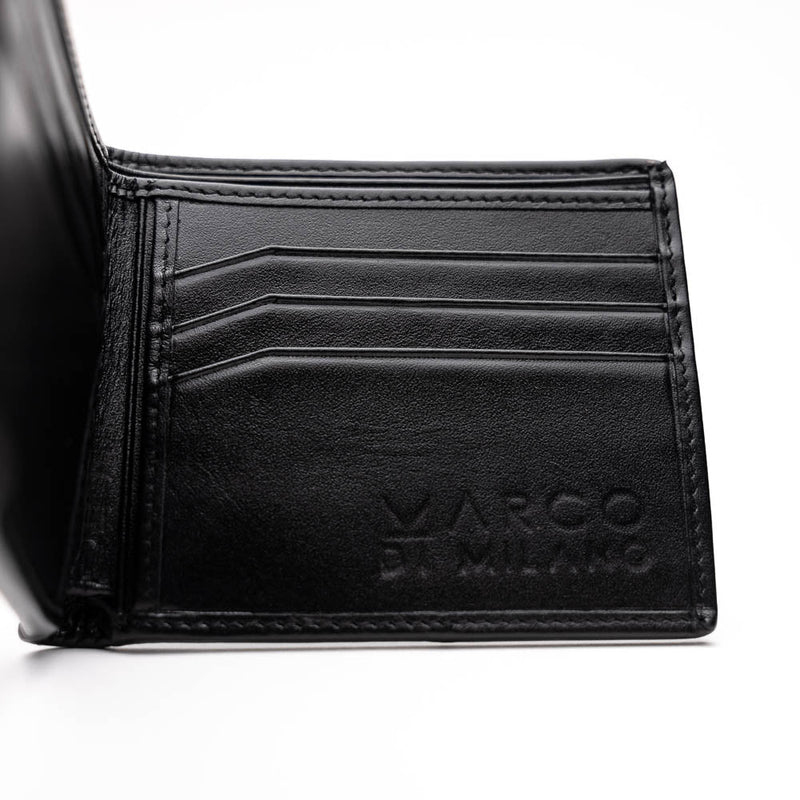 Marco Di Milano Vallo Wallet Black Leather Shoe