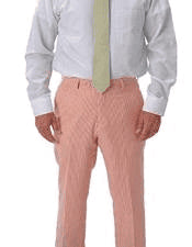 Big And Tall Seersucker Pants - AlbertoNardoniStore