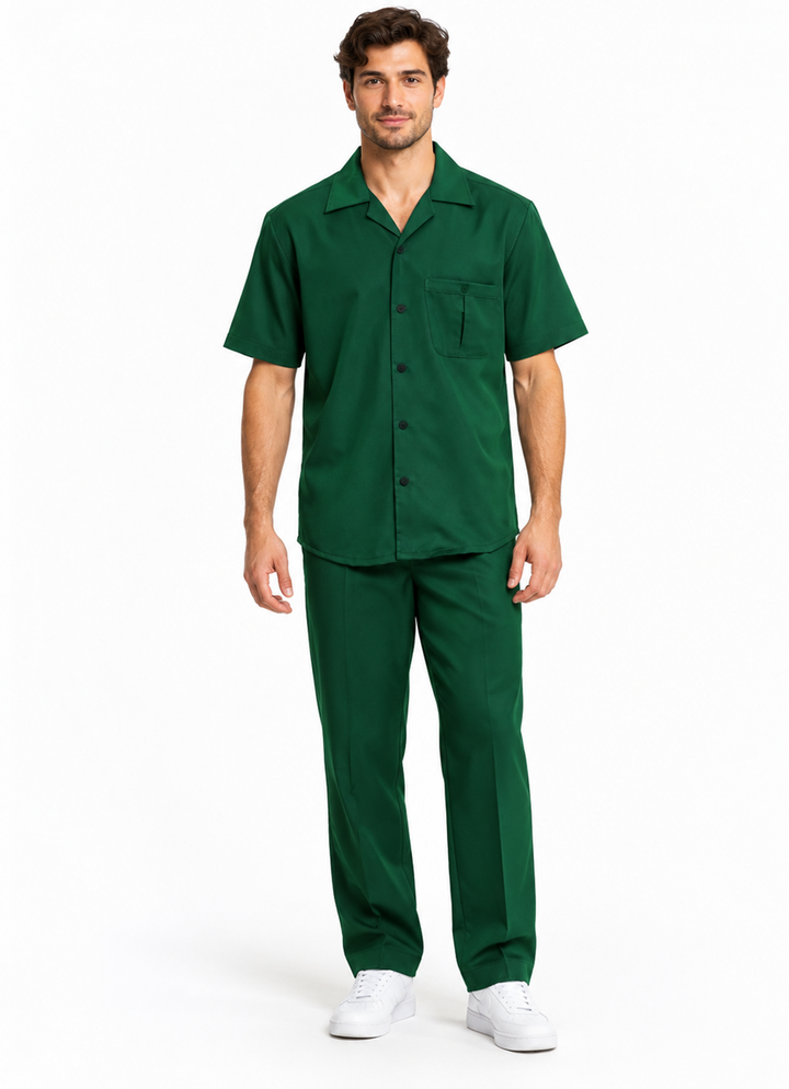 4XL 5XL 6XL 7XL 8XL Big And Tall Walking Green Suit