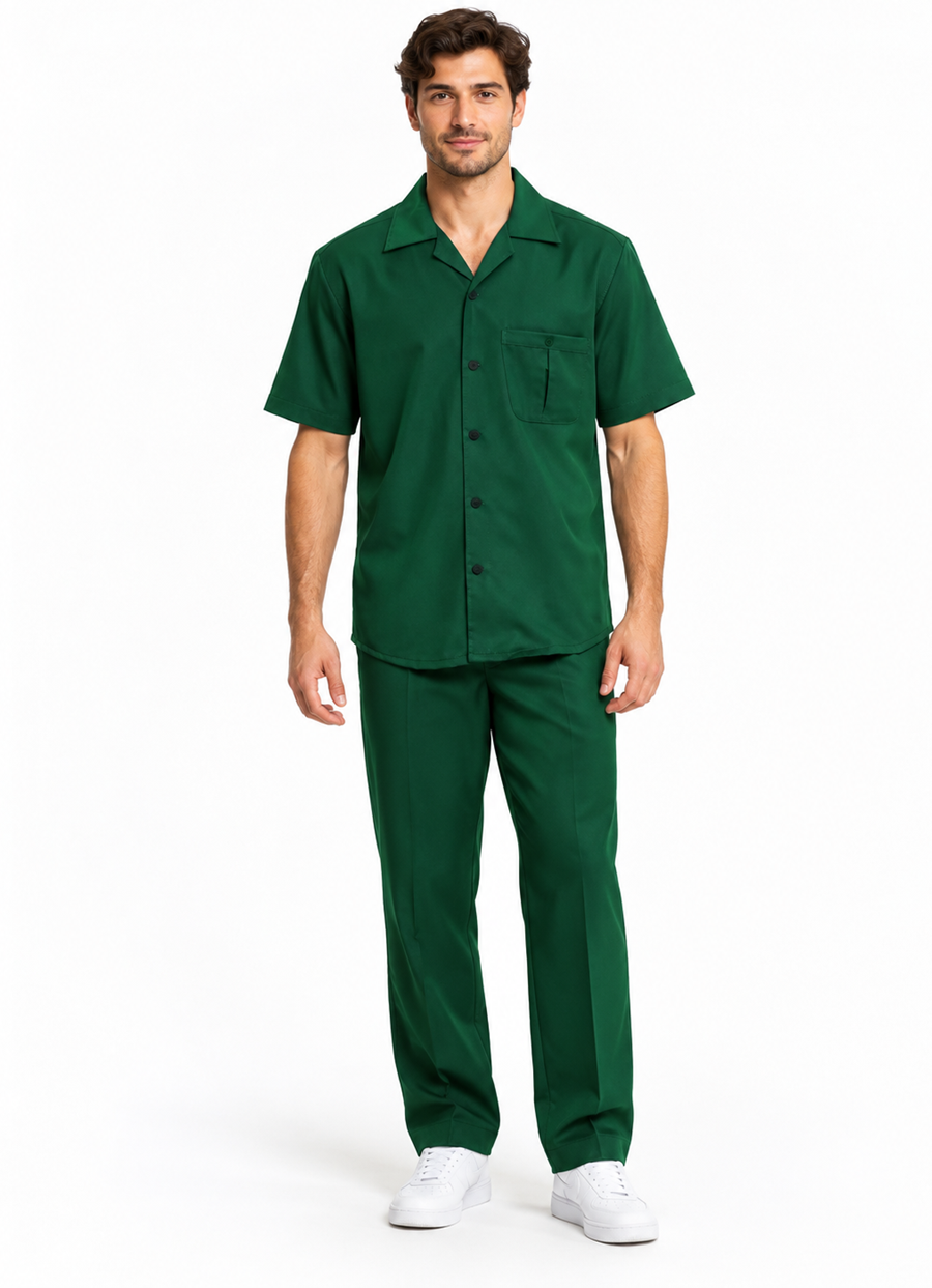 4XL 5XL 6XL 7XL 8XL Big And Tall Walking Green Suit
