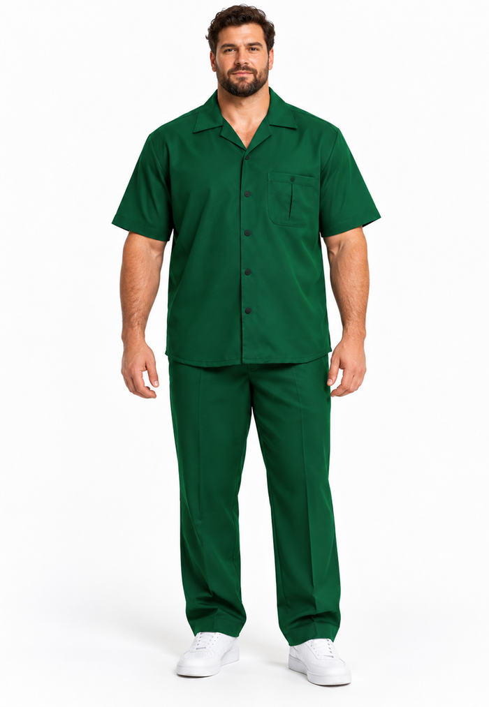 4XL 5XL 6XL 7XL 8XL Big And Tall Walking Green Suit