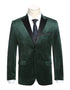 Black And Green tuxedo - Mens Classic Velvet Tuxedo Dinner Jacket in Dark Hunter Green - AlbertoNardoniStore