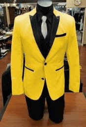 Black and Yellow Suit - AlbertoNardoniStore