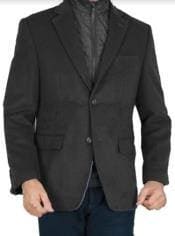 Black Cashmere Sport Coat - AlbertoNardoniStore