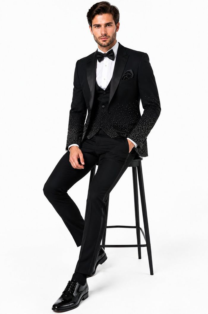 Mens Formal Tuxedo in Black - After Six Classic Style