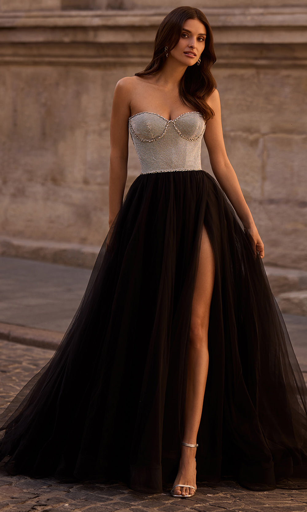La Femme 32704 Embellished A-Line Evening Gown