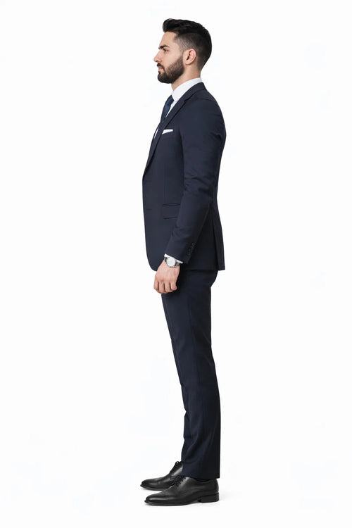 Black Suit With Grey Vest