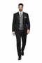 Black Suit Grey Vest - Black Suit With Vest - Classic Fit Pleated Pants