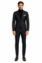 Suit And Turtleneck Combo - Turtleneck Prom Outfits - Prom Turtleneck  Black Suit