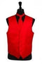 Black Suit With Red Vest and Tie Set - AlbertoNardoniStore