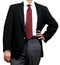 Wholesale Mens Jackets - Wholesale Blazer - Black 2-button front Blazer