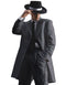 Mens Pimp Suit -Gangster Suit - Mobster Suit - Mafia Suit For Mens Vested Long Tuxedo Zoot Suit