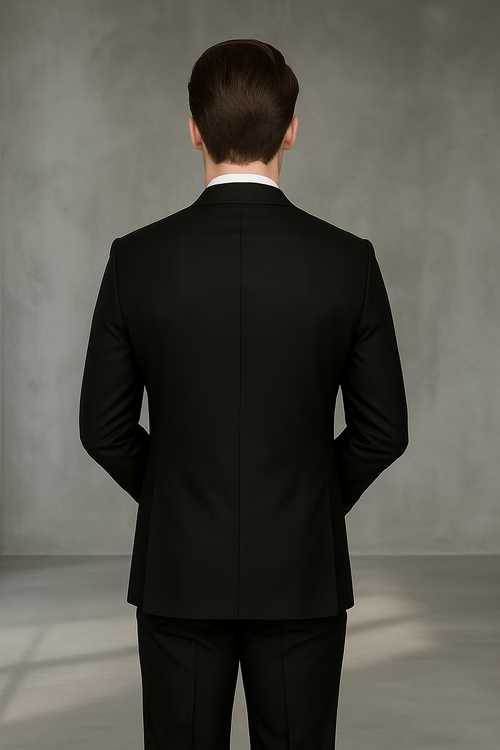 Statement Men's 3 Piece 100% Wool Modern Fit Suit - Subtle Textured