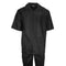 Mens Black Linen Shirt and Pants Casual Outfit Set