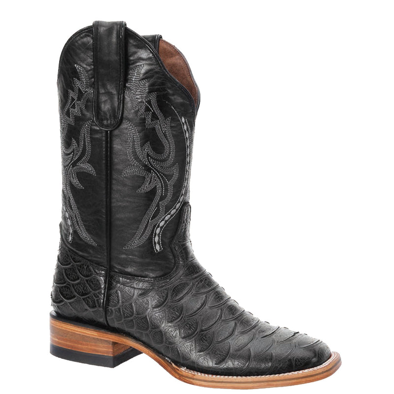 Python Print Cowboy Boots Square Toe