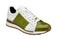 Belvedere Blake Lime/White Genuine Ostrich Leather Shoe