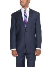 Blue Checkered Suit - AlbertoNardoniStore