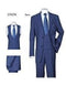 Blue Checkered Suit - AlbertoNardoniStore