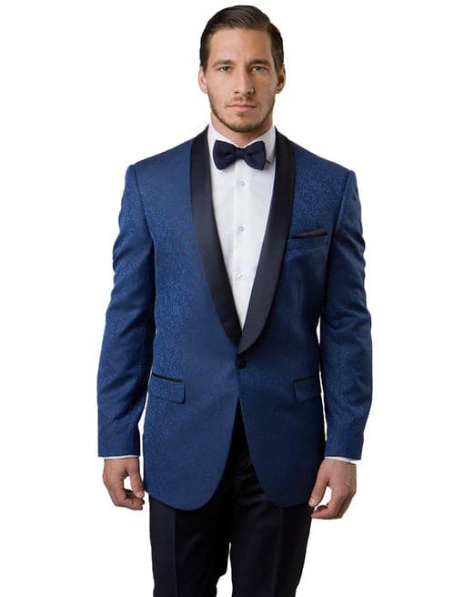 Men Light Blue Tuxedo - Blue Tuxedo Wedding - Steel Blue Tuxedo