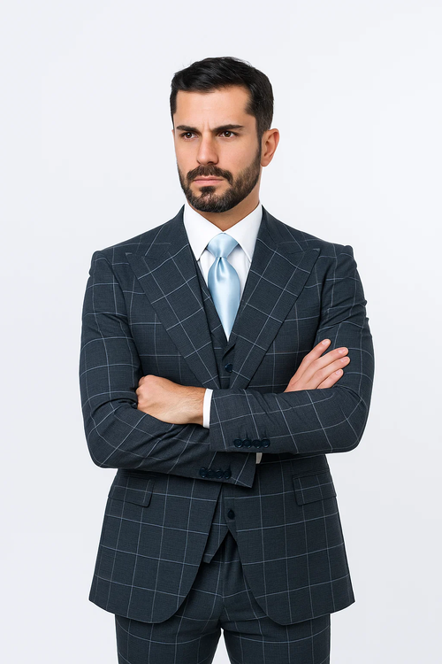 Classic Fit in Navy by Rossiman