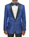 Blue suit black lapel Black and Blue Suit - AlbertoNardoniStore