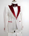 Black With Red Pinstripe Suit On Sale