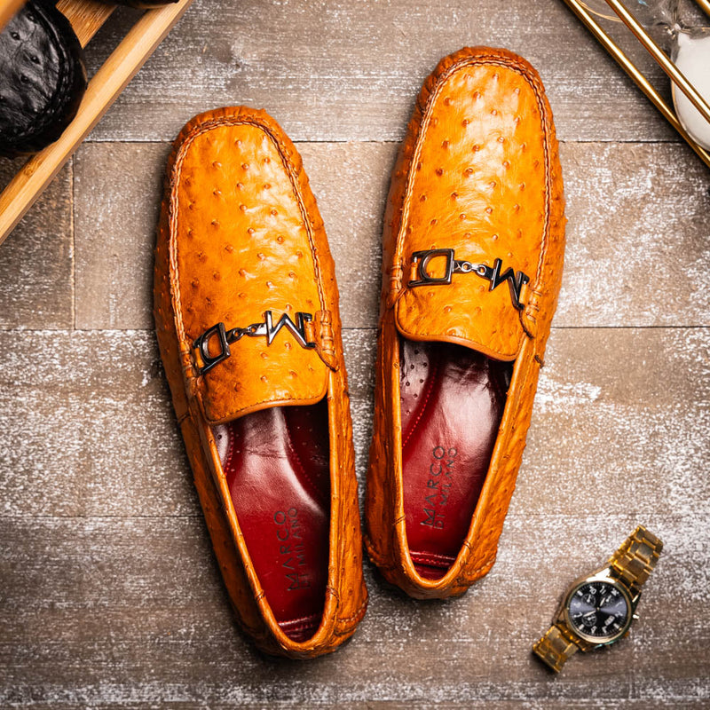 Marco Di Milano Bolonia Brandy Leather Dress Shoe