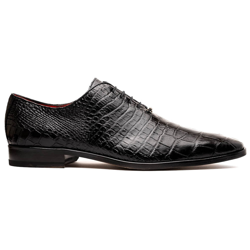 Marco_Di_Milano Bono Black Leather Luxury Shoe