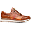 Marco Di Milano Brescia Python & Calfskin Sneakers Honey
