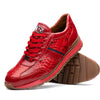 Marco Di Milano Brescia Python & Calfskin Sneakers Red