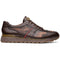Marco Di Milano Brescia Python & Calfskin Sneakers Cognac