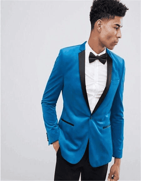 Bright Blue Suits - AlbertoNardoniStore